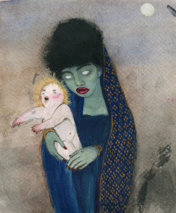 Mother and Child, The Virgin Dress