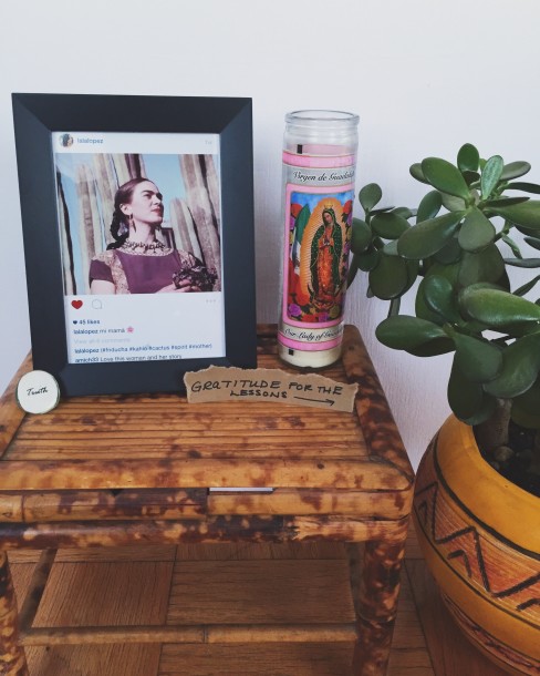 Create an Altar at Home Using Candels, Icons & Affirmations