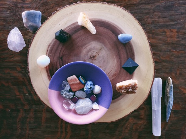 Create an Altar at Home Using Crystals