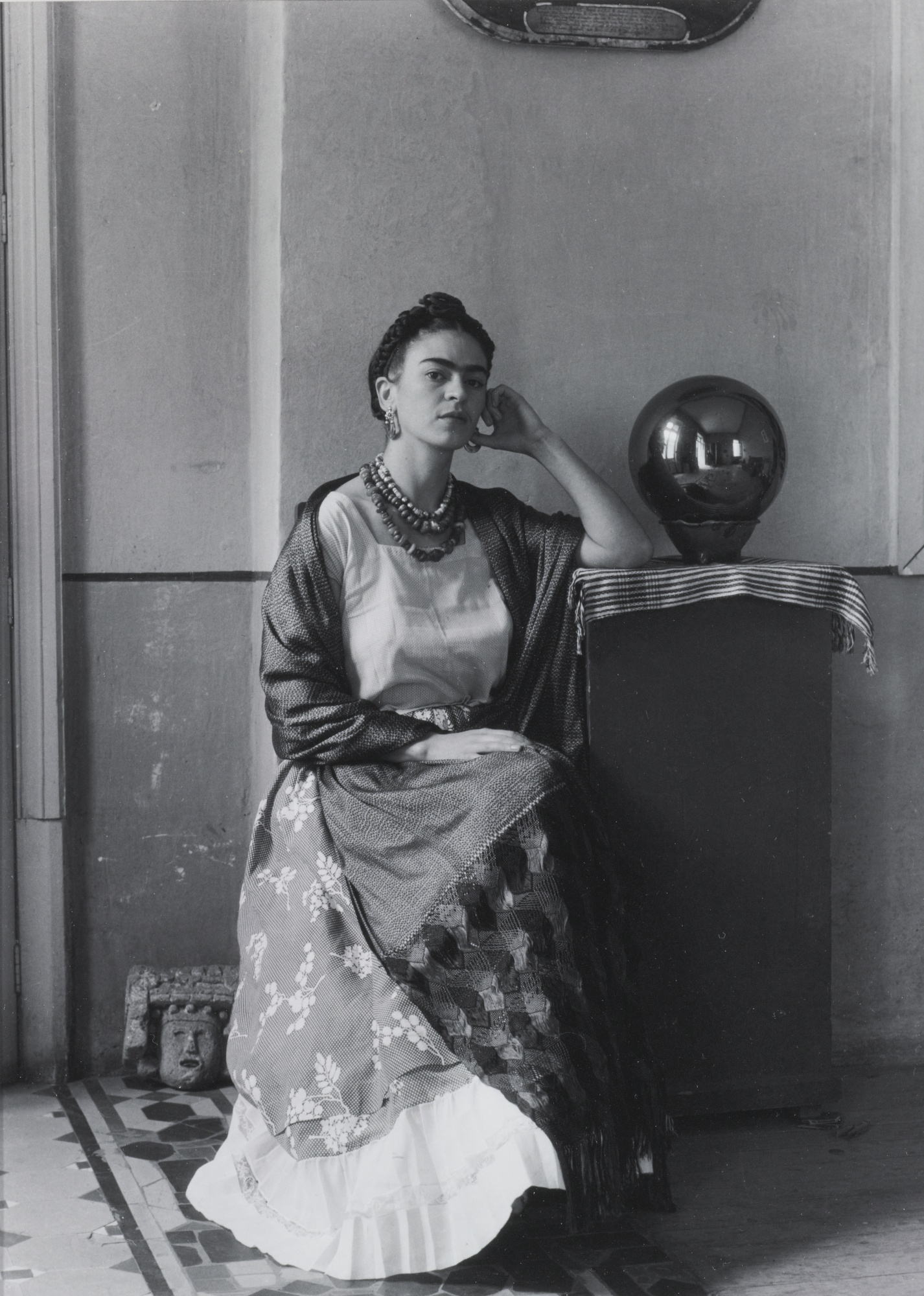 Frida Kahlo & Crystal Ball by Manuel Alvarez Bravo
